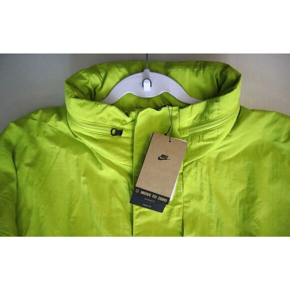 Nike FZ0714-357 Men Sz XL Bright Cactus Green Full Zip Oversized Tech Jacket - Picture 9 of 16